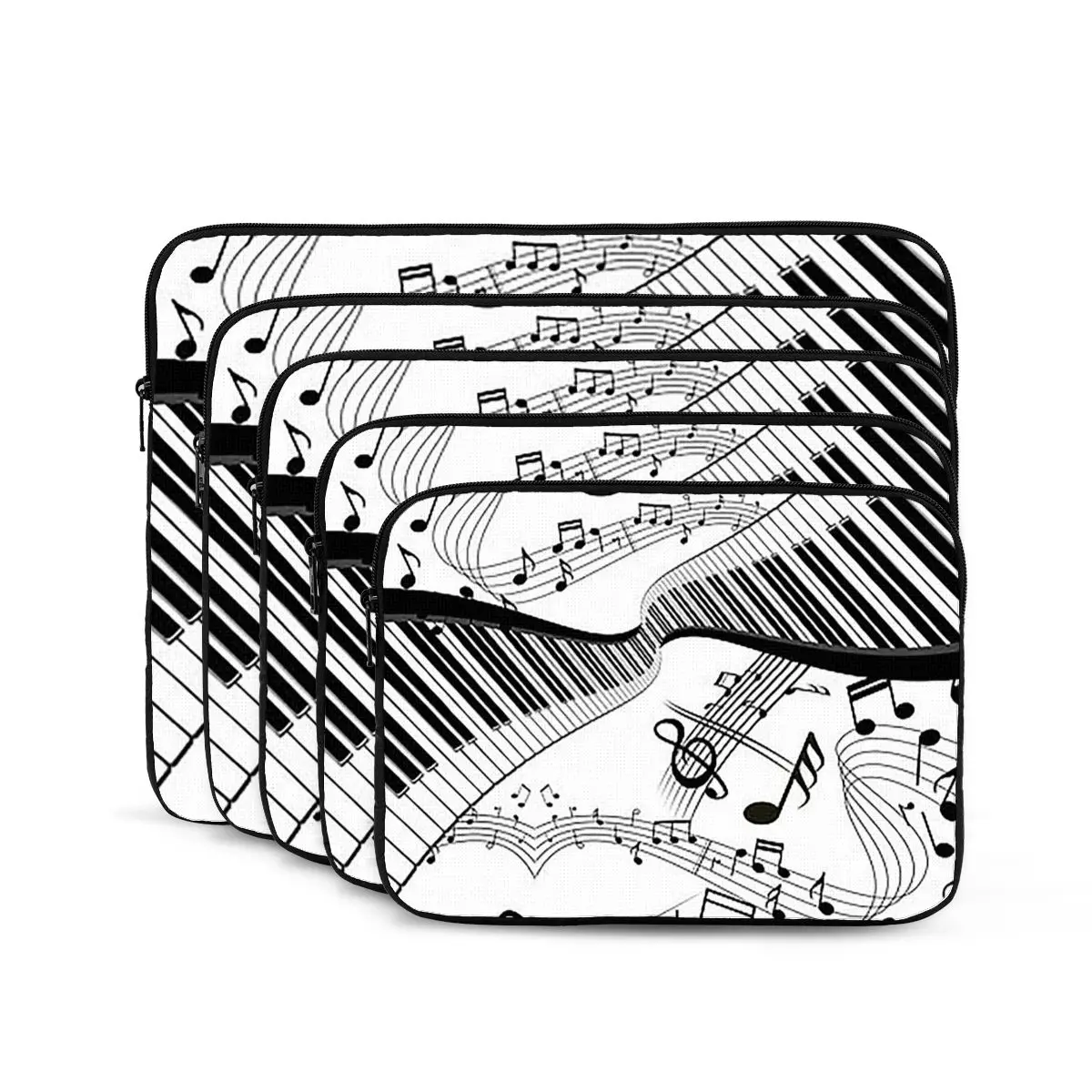 

Абстрактные клавиши пианино с музыкальными нотами, сумка для ноутбука, чехол для Macbook Air Pro, противоударный чехол для планшета, сумка