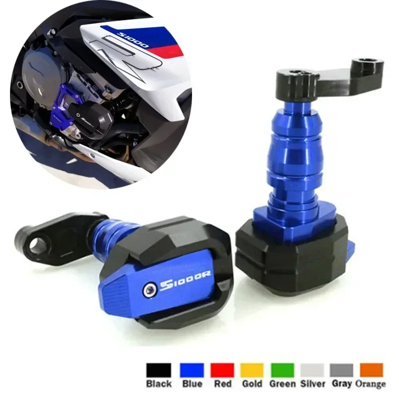 Motocicleta cnc caindo proteção quadro slider carenagem guarda anti acidente almofada protetor para bmw s1000r s 1000 r s1000 r 2017-2020