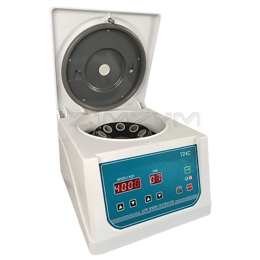 TD4C Laboratory Centrifuge Electric Low Speed PRP Centrifuge Digital Display Desktop Centrifugal Machine 0-4000RPM Adjustable