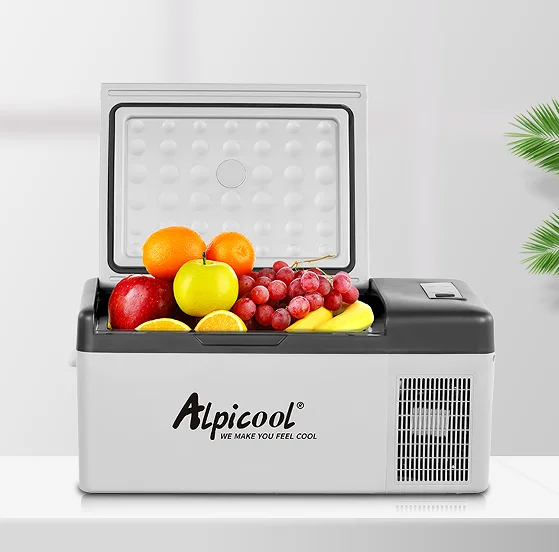 Alpicool 15L/20L/25L K25 Car Refrigerator  Fridge Small Freezer 12V Compressor Portable Cooler 220V For Home Use Vehicle Truck