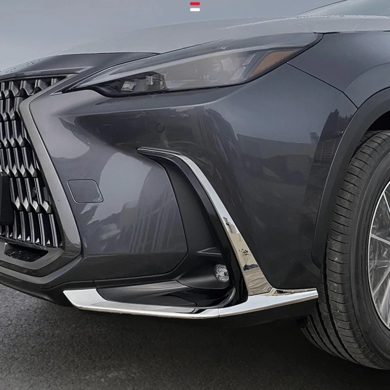 For Lexus NX260/nx350h/400h NX 2022-2025 Front Bar Anti-collision Strip Front Corner Protector Fog Lamp Protective Strip Tools