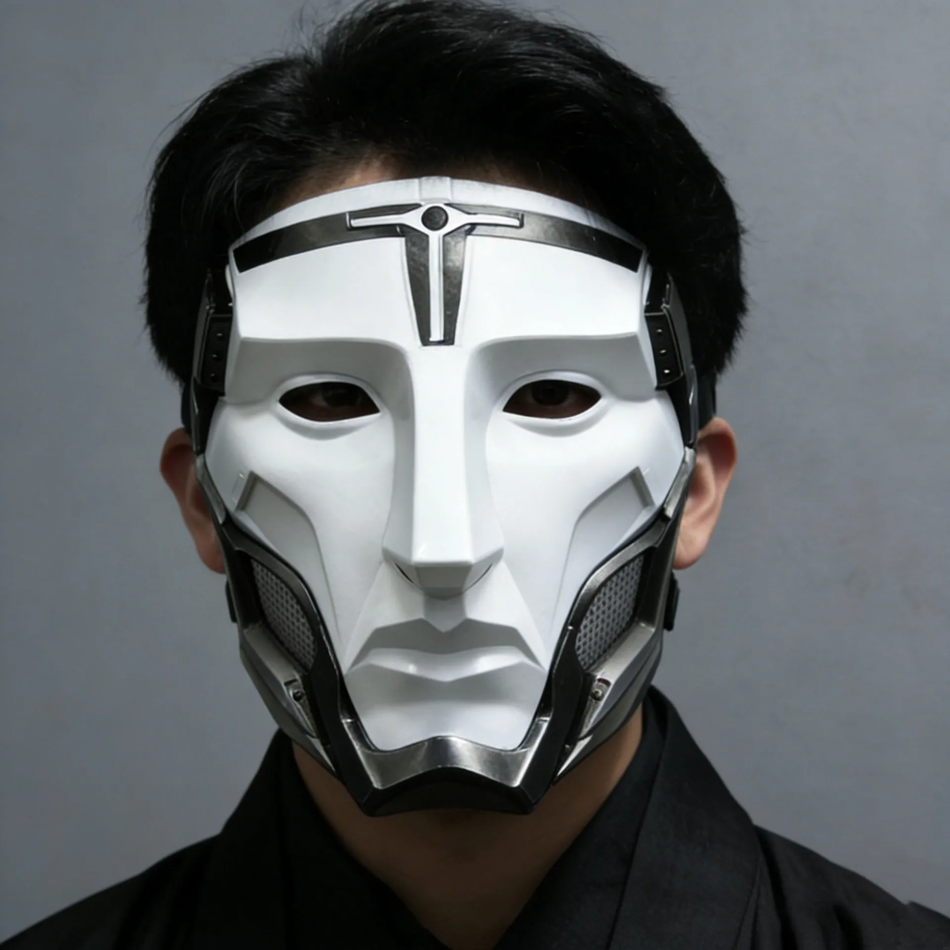 Delta Action Warden Maske für Erwachsene und Kinder Gekros Raven Maske Version Warden Masken Taktische Maske Airsoft BB Gun CS Spiel Cosplay Requisite – Detail 6