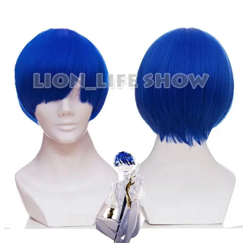 Japanese anime Land of the Lustrous Houseki no Kuni Lapis lazuli gloves Moon landing equipment Phosphophyllite Cosplay wig prop