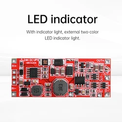 24W UPS Power Supply Module Uninterrupted Power Supply Motherboard DC12V/15V 1A Trickle Current Constant Current/Voltage