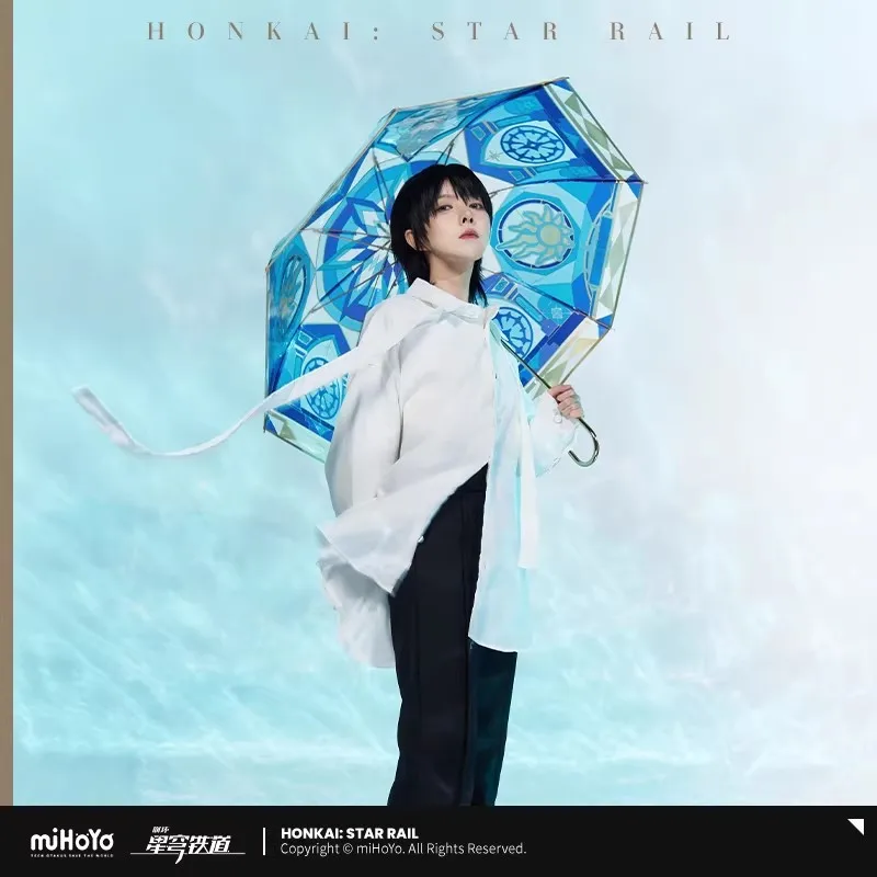 [Genuine] miHoYo Game Phainon Umbrella Honkai Star Rail As in my Book Series Long-Handled Umbrella Anime Prop Cosplay Xmas Gifts view 3