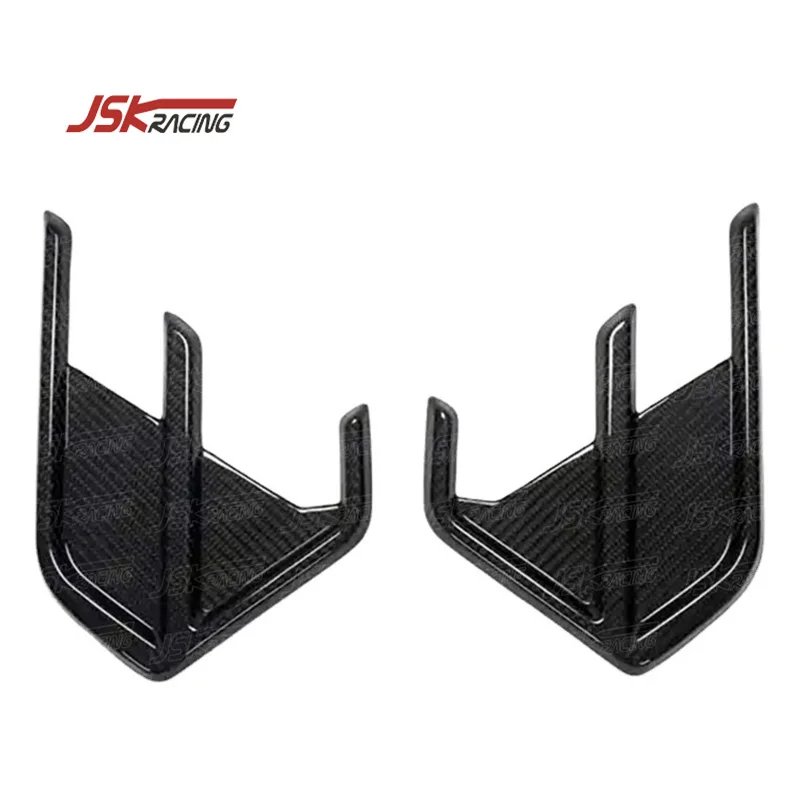 

JSK Style Carbon Fiber Rear Bumper Canards For 2021-2023 Audi RS7