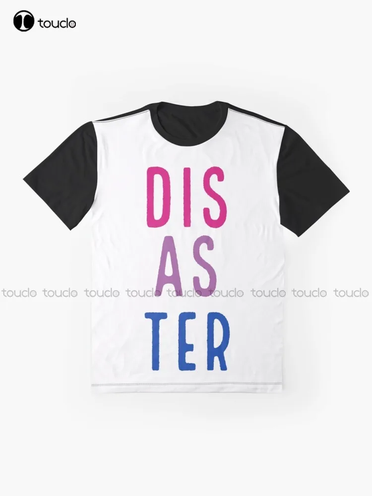 Disaster Bi Graphic Bisexual Disaster Bisexual T-Shirt Custom Aldult Teen Unisex Digital Printing Tee Shirts Christmas Gift