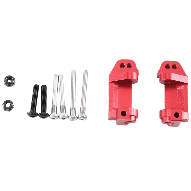 A63T-For Traxxas Slash 2WD 1: 10 Alloy Caster Block Set , Red By Atomik RC - Replaces TRX 3632 Parts