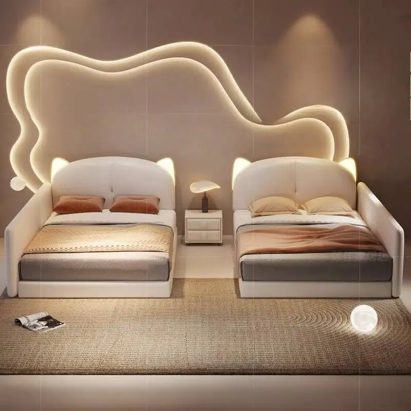

Full Size Sleeping Kids Bed Comforter Nordic Modern Style Baby Bed Children Princess Bedroom Lit Pour Enfants Kids Furniture