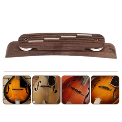 Bass Guitar Accessories Bridge for Mandolin Acoustic Height Adjustable Rosewood