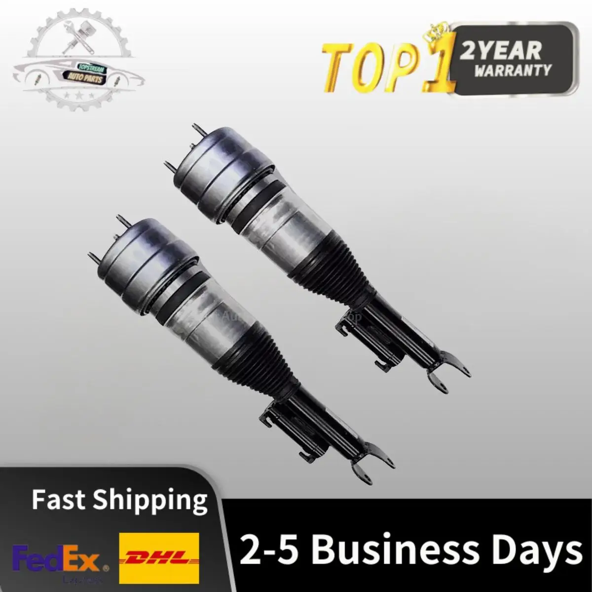 

2x Front Air Suspension Struts w/ADS Fit Mercedes E Class E 350 W213 C238 2016-2020 A2133202138 A2133201901