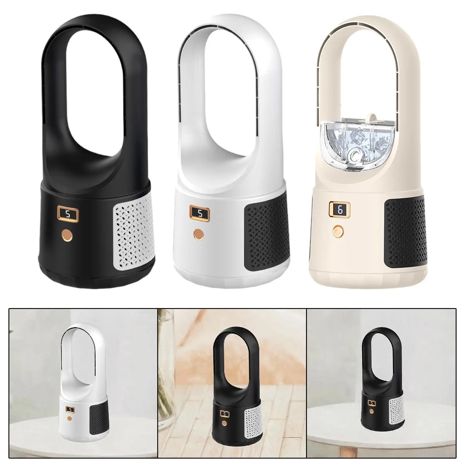 Bladeless Fan Desk …