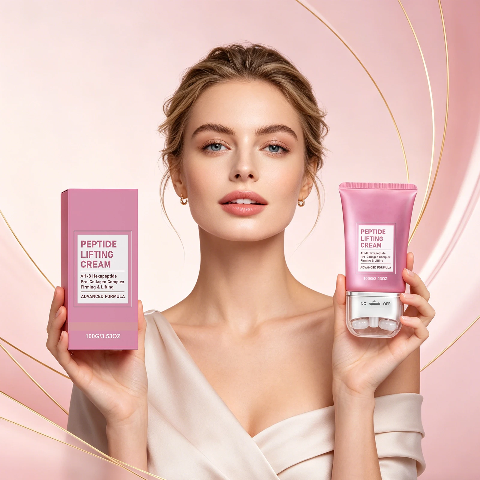 

Collagen Peptide Neck Firming Cream Smooth Neck Wrinkles Firm Skin Deep Boost Skins Elasticity Brighten Dull Neck Lifting Cream