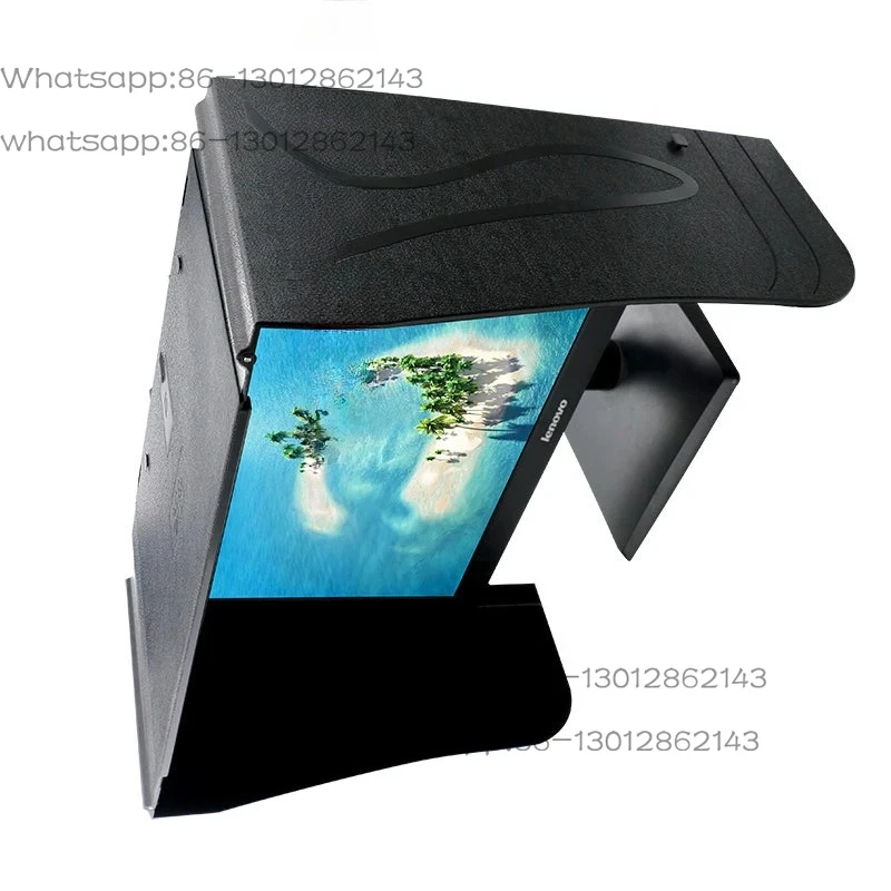 2026   1PCS    Desktop computer monitor sunshade sunshade sunshade 17-28 inch screen width adjustable 71cm