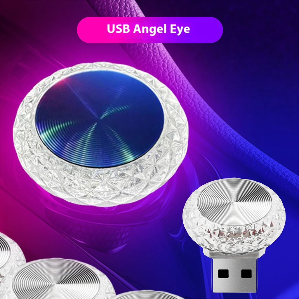 

New model car USB ambient light LED seven-color night light no modification car ambient light decoration indoor home use light