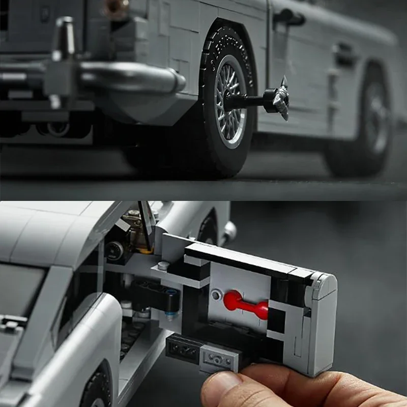 1439PCS Film Tecnico 007 James Bond DB5 Auto Classiche Building Blocks Mattoni Veicolo Giocattoli Regali Di Compleanno Per Il Capretto Ragazzo