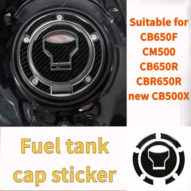 For Honda CB650F CM500 CB650R CBR650R new CB500X Carbon fiber pattern Fuel Tank Cover Sticker Motorcycle Protective Decal