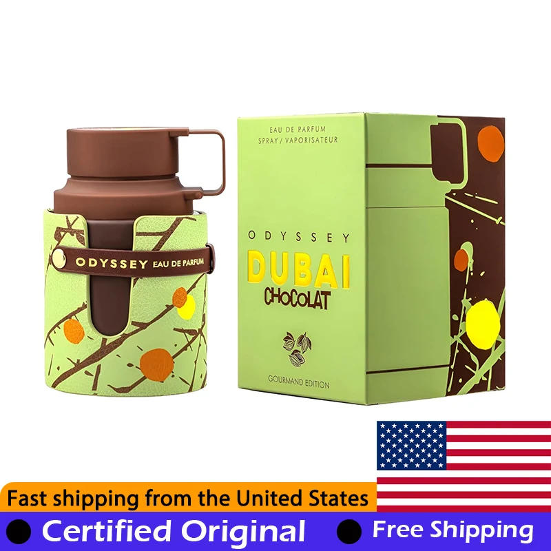 

Armaf Odyssey Dubai Chocolat Eau de Parfum Spray 3.4 Oz Lasting Oriental Vanilla Pheromone Perfume 100 ML Original Arab Perfumes