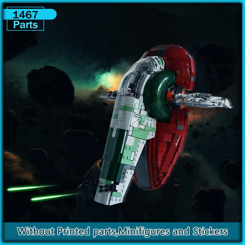 

Space Movie MOC Building Block Spaceship Starfighter Originality Assembly Bricks Technology Model Display Collection Toys Gifts