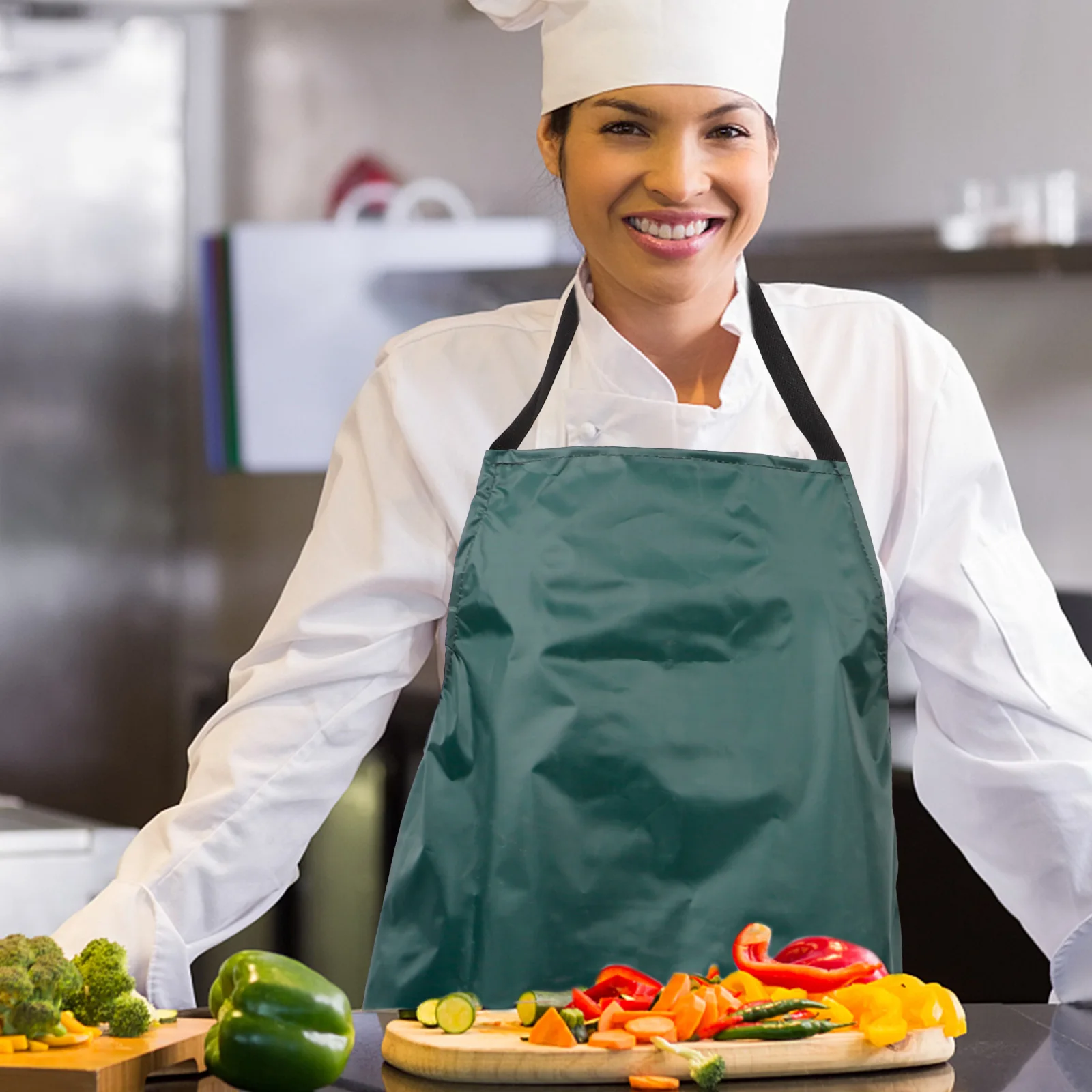 

Waterproof Kitchen Aprons Cleaning Sleeves Polyester Coated Fabric Dishwashing Long Oil Proof Protect