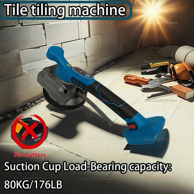 Cordless Automatic Tile Tiler Vibrating Tool for Floor Wall Leveling Floor Tile Vibration Machine Floor Installation Power Tool