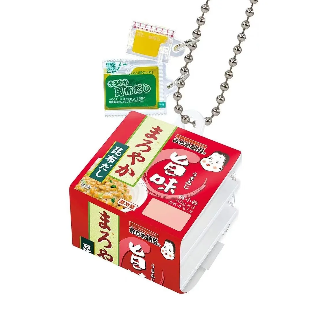 Kenelephant Japan Gashapon Figure Anime Cute Miniature Takano Natto Pendant P2 Model Keychain Kawaii Capsule Toys Gift