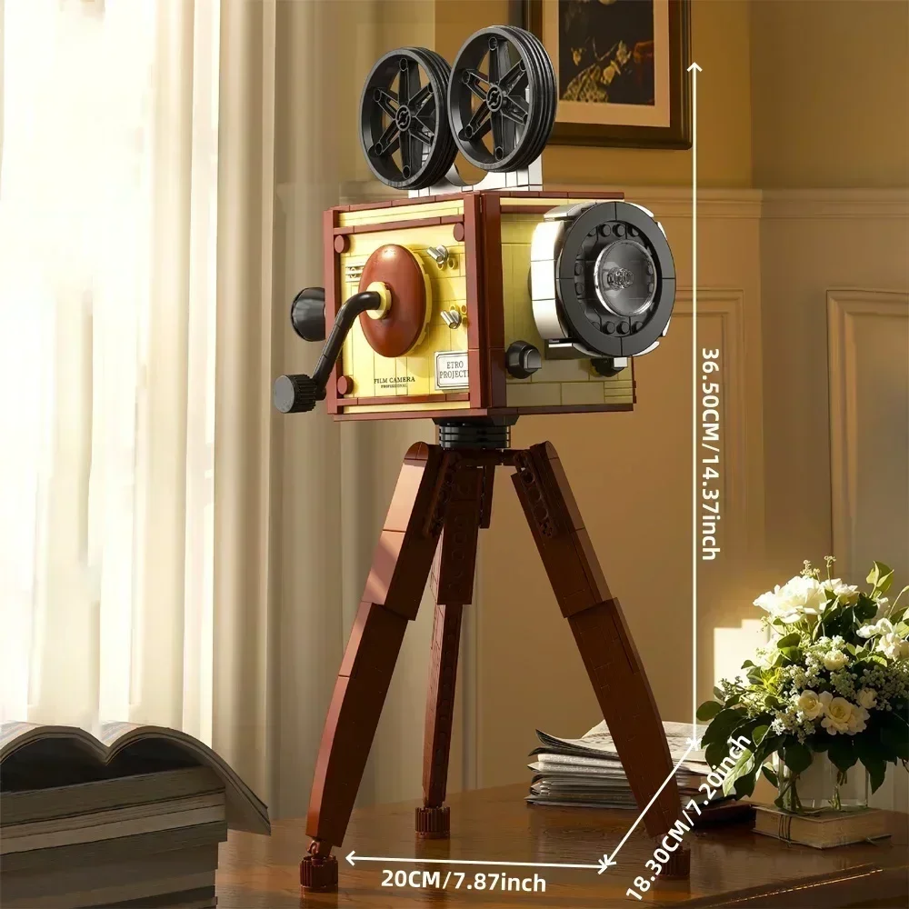 Create Your Own Camera Model，Fast Camera Model Mini Building Blocks Toys，Elegant Desktop Decor
