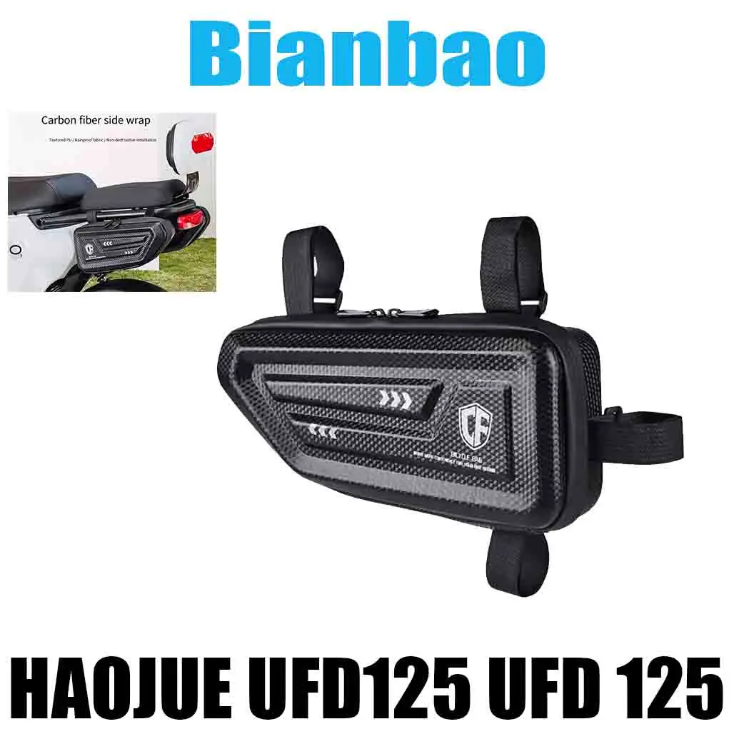 For HAOJUE UFD125 UFD 125 Side Pack Pedal Motorcycle Storage Side Box Split Modification