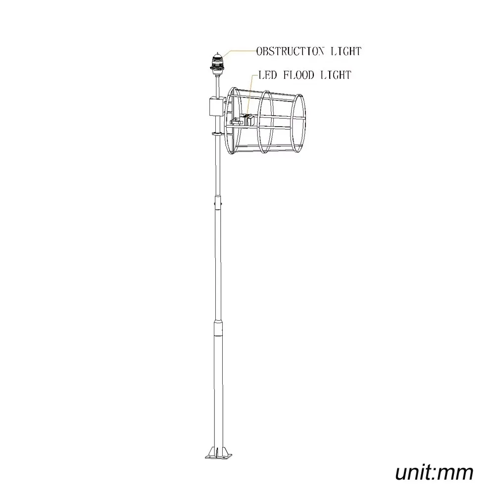 

Airport AH-HP-W1 Helipad Landing Light Wind Cone