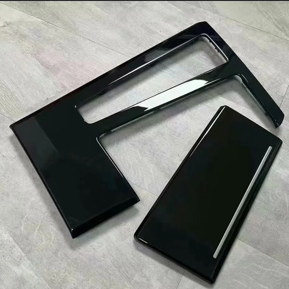 new Center console panel For Audi A4L B9 A5 A6 C8 Q5 Gloss black piano lacquer Shift panel