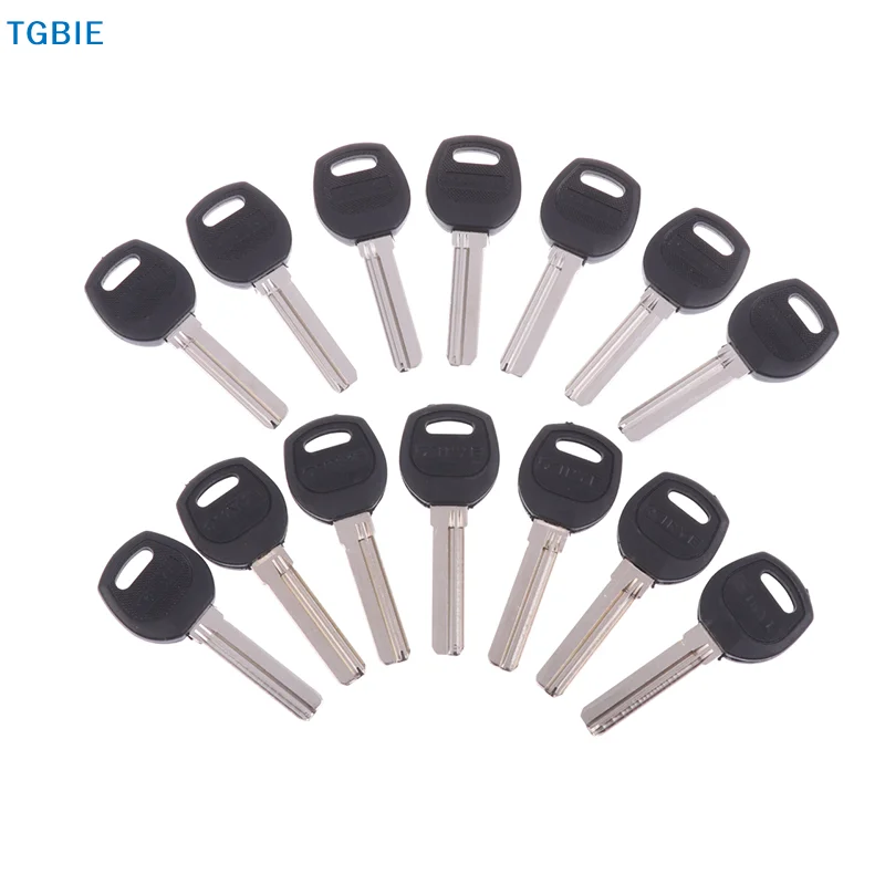 【T】10Pcs Key Embryo AB Lock Security Door Key Blank Electric Door Lock Blank Fingerprint Lock Password Lock Blank Car Key Blanks