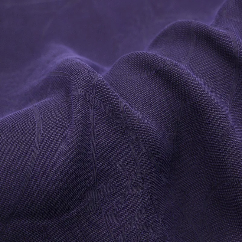 

The perforated flower lily jacquard gauze fabric has a cold and artistic style is niche silk