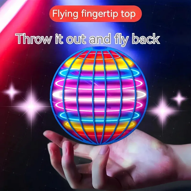 

Волшебный летающий шар Pro, мини-освещение со светодиодной подсветкой, пульт дистанционного управления, бумеранг-спиннер с ручным управлением, игрушки для взрослых, подарки для детей