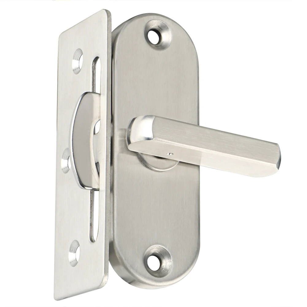 Sliding Door Lock Hook Gate Hasp Barn Pocket Black Knobs Stainless Steel Screen Locks And Latches For Inside 304