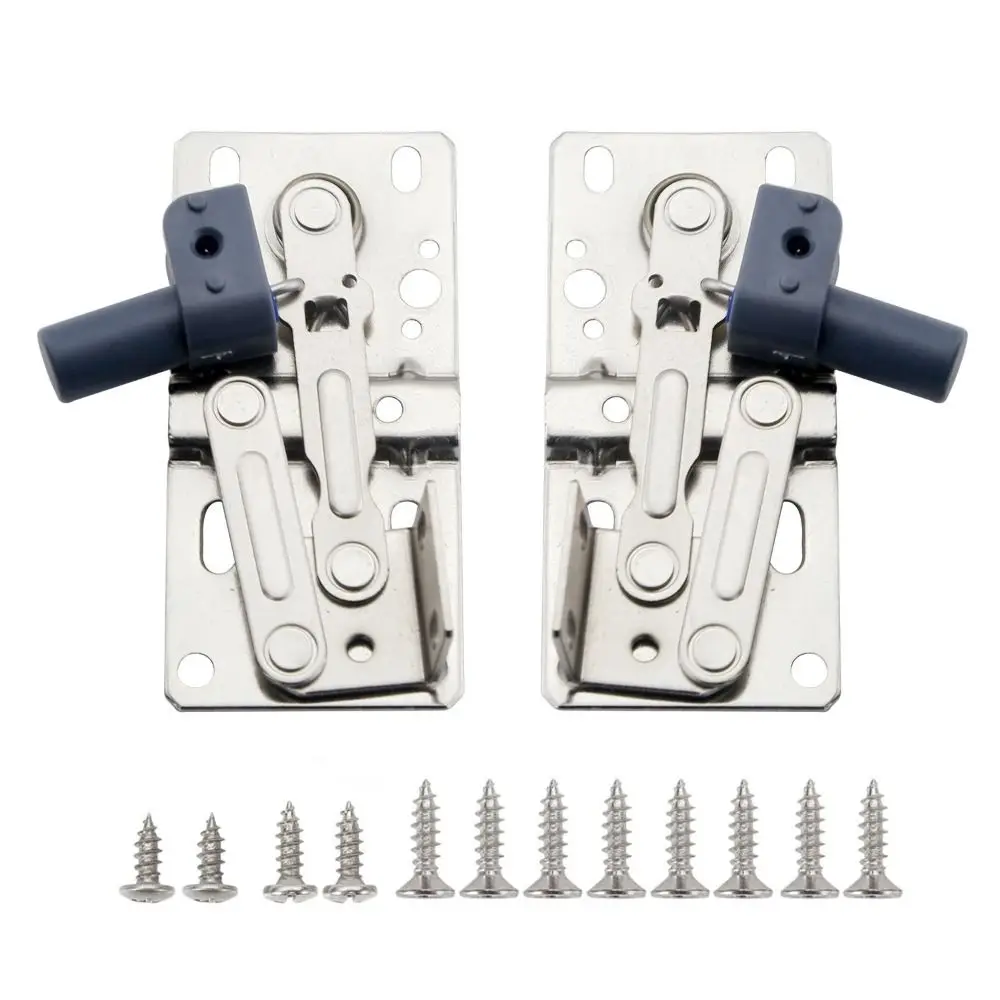 Self-Closing Cabinet Hinges Stainless Steel Heavy Duty Tip-Out Hinges 45 Degree Tilt Rustproof Pivot Hinge Shoe Cabinets