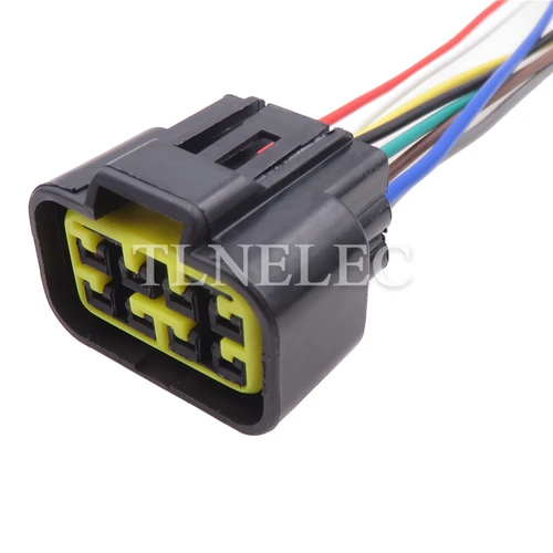 Imagen 2 del producto Conector de arnés de cables para automóvil de 8 pines con cables, enchufes autosellados, FW-C-8F-B de FW-C-8M-B