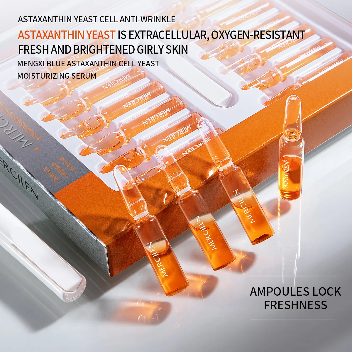 Mercilen Astaxanthin Moisturiz - đánh giá và giá Niacinamide Brightening Serum