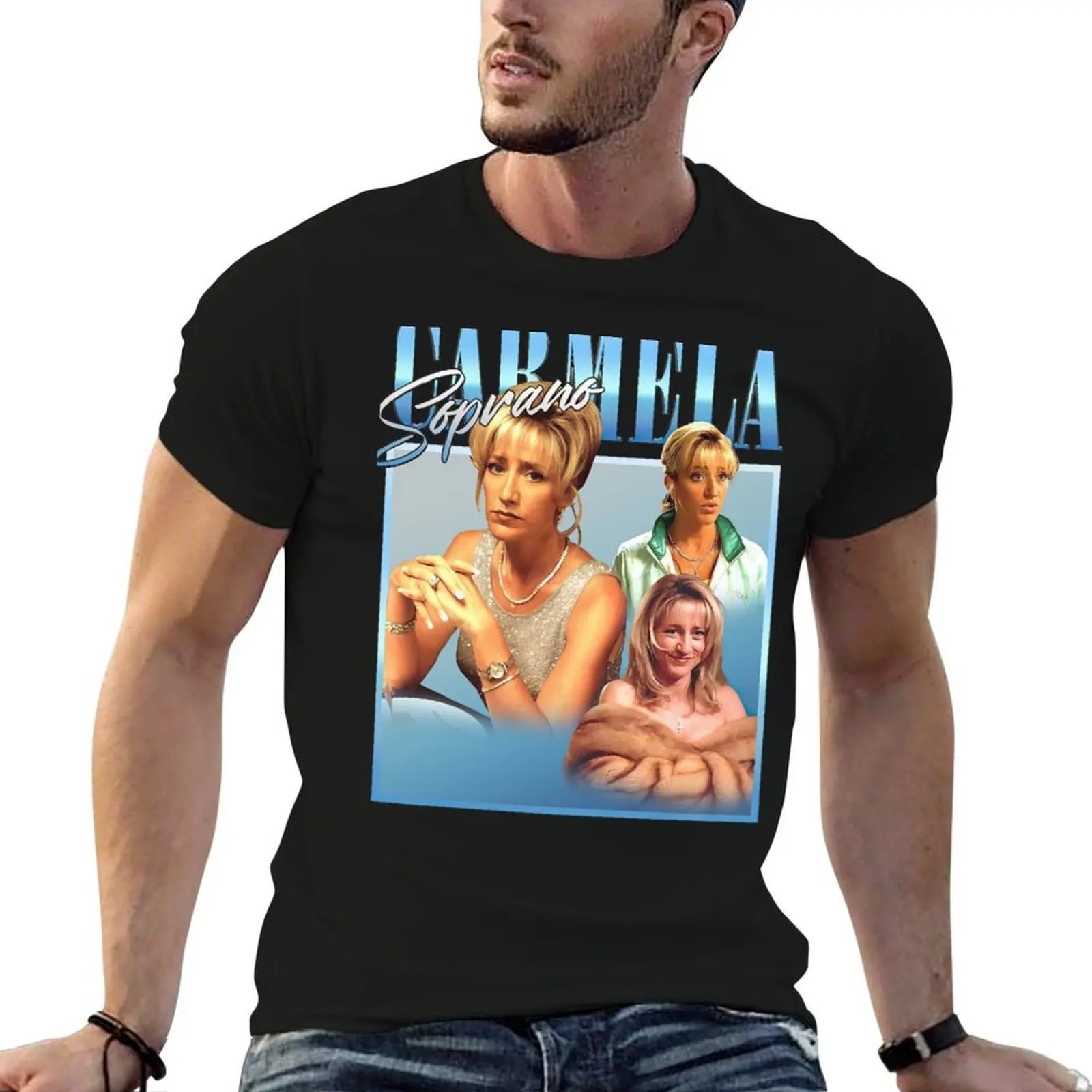 

CARMELA Soprano Classic T-Shirt t shirts with prints mens graphic t shirts t shirts for man graphic funny T-shirt