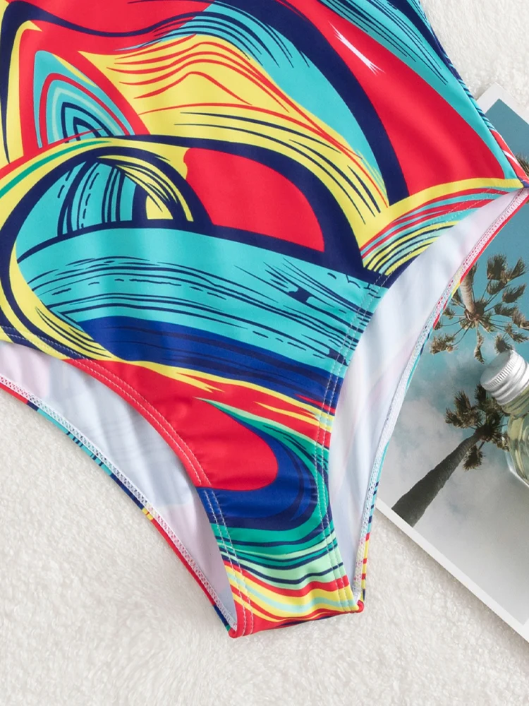 Vigoashely 2026 Sexy Print Strapped Swimwear Women Push UP One Piece Swimsuit Monokini Backless Hollow Summer Bathing Suit 5 Vigoashely 2026 Sexy Print Strapped Swimwear Women Push UP One Piece Swimsuit Monokini Backless Hollow Summer Bathing Suit 5