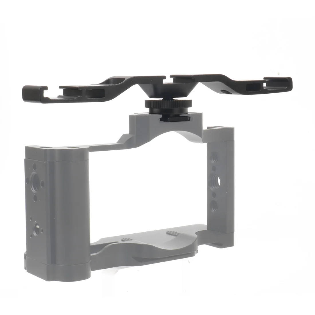 Triple/Doppel Kalt/Heißschuh Adapter 1/4 "Montage Verlängerung Bar Video Halterung für Canon für Nikon stativ Kamera Licht Mikrofon – Detail 14