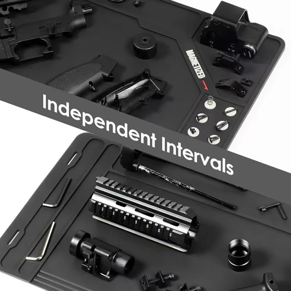 Cleaning Mat For Electronics And Tools Cleaning Mat Oil Proof Mat 420x265x4.5mm Magnetic Dots Mat Versatile Use