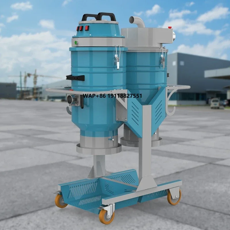 

Easy to Operate Double Bucket Bagging Professional Industrial Vacuum Cleaner Large for Dust