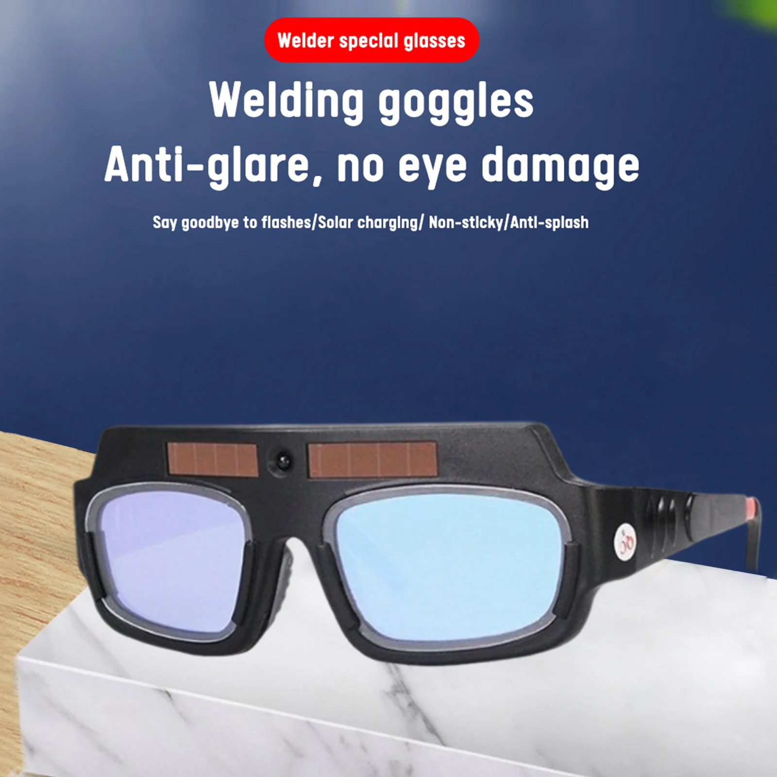 

Auto Darkening Welding Glasses High Sensitivity Protective Welders Glasses Argon Arc Welding Electric Welding Glasses Practical