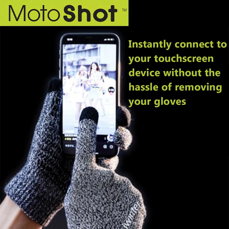 Motoshot Conductive Touch Screen Stickers for Gloves 1Pack（6PCS）