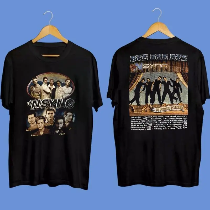 New Nsync No Strings Attached Tour Gift For Fans Unisex S-5XL Shirt SS952