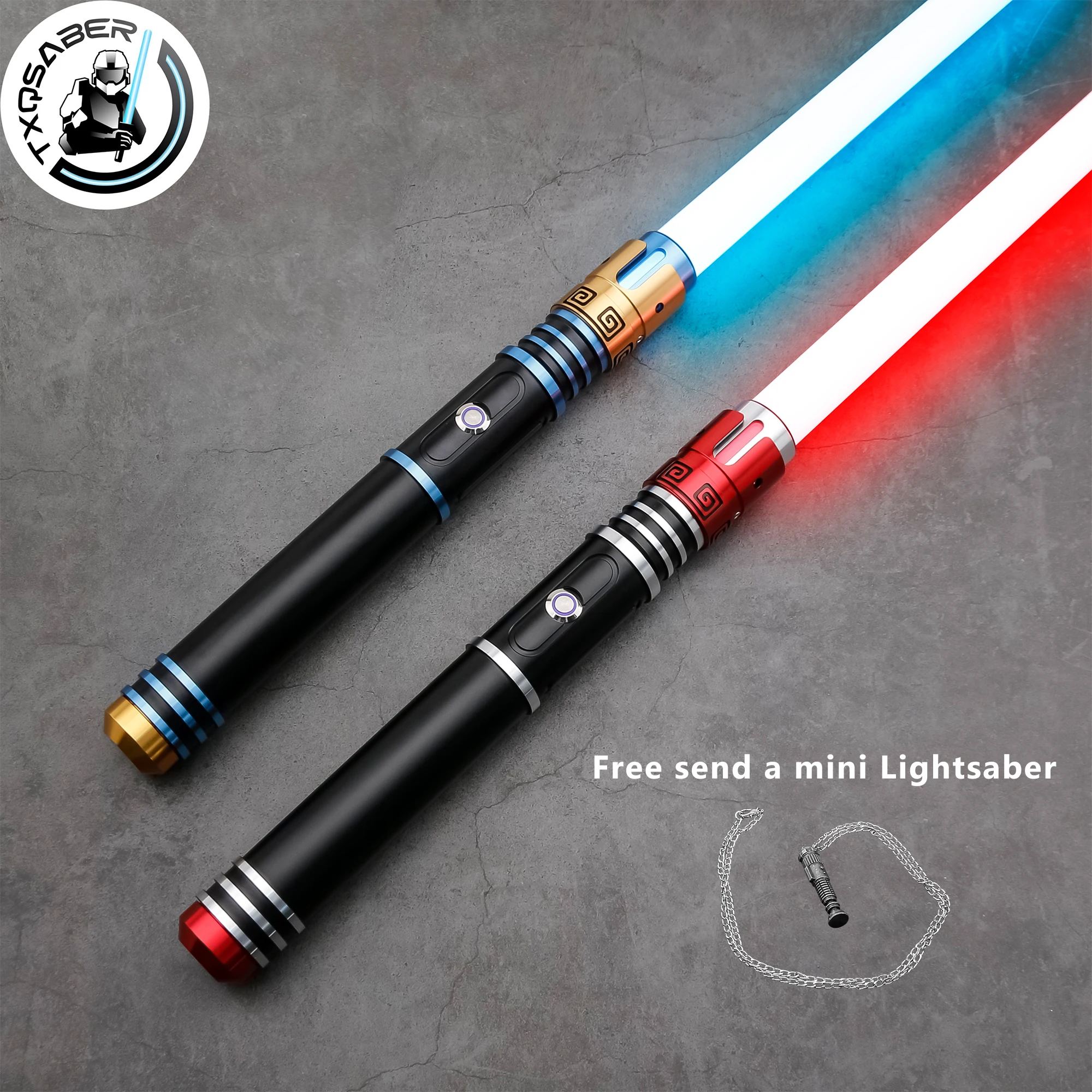 

TXQSABER Lightsaber ET6 RGB Pixel Laser Sword Smooth Swing Blaster FOC RGB Pixel Metal Hilt Light Sword for Adult Cosplay Toys