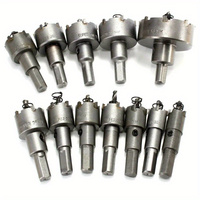 Metal Hole Saw Cutter 12pcs 15mm 50mm Alloy Drill Bit Set For Wood Plastic Metal Cutting Heavy Duty High Performance Tool