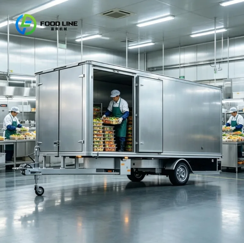 Custom Mobile Refrigerators for Sale, Fully Equipped Refrigerated Food Trailers for Sale for Storing Fresh Food, Ice Cream