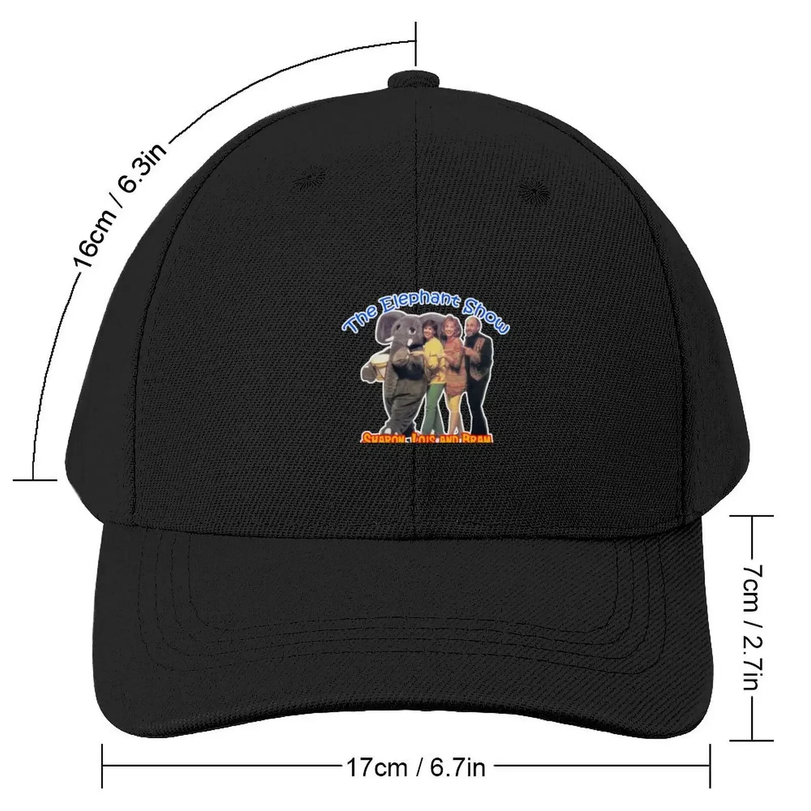 Skinamarink Sharon Lois and Bram Elephant Show Retro 90s Throwback tribute Sticker Baseball Cap Golf Hat Man Golf Men Women's