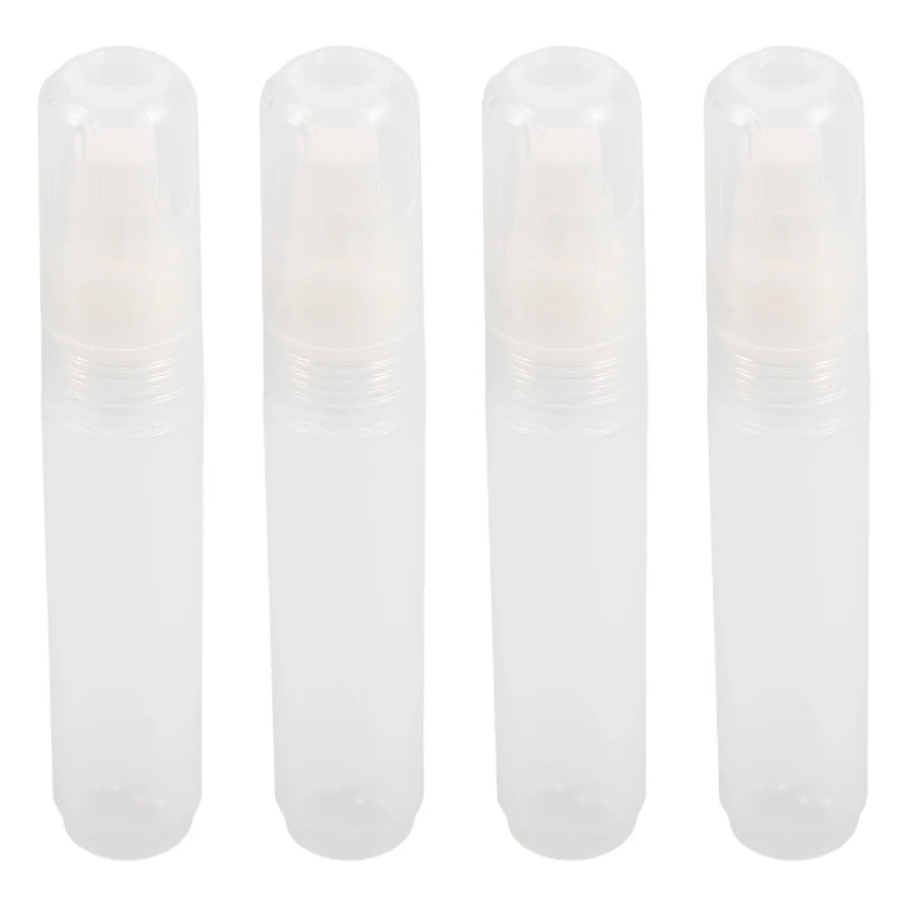 

4Pcs Clear Refillable Paint Markers 10Mm Flat Tip Applicator for Poster Design Blackboard Office Education Art Kit Use